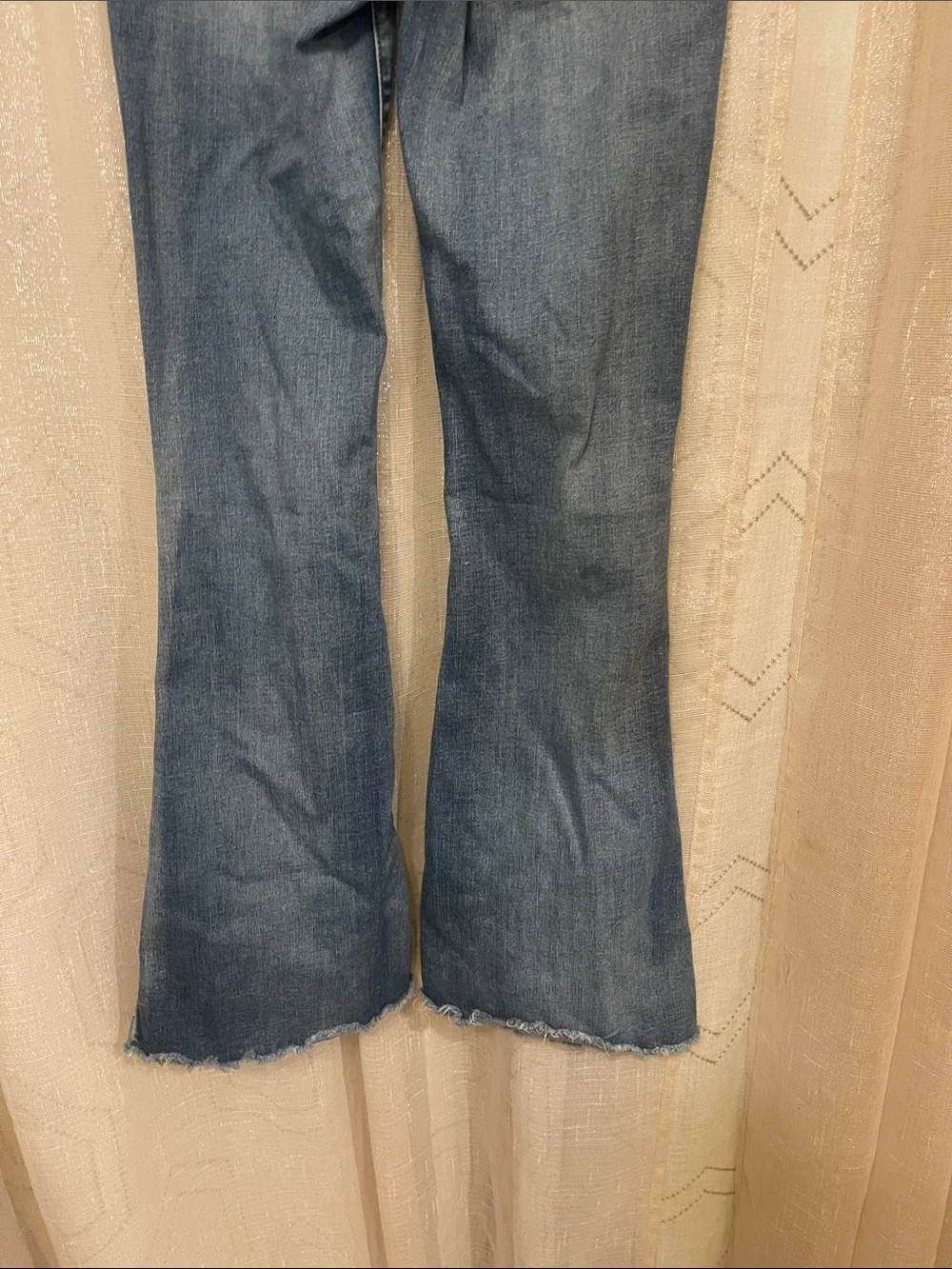 Almost Famous Medium Blue High-Rise Flare Jeans